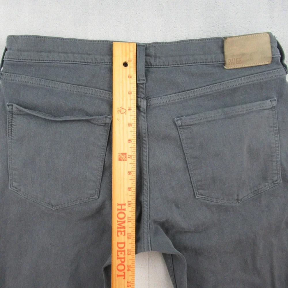 Paige Federal Slim Straight Jeans Mens 34 Deep Lagoon Grey M655799-C221